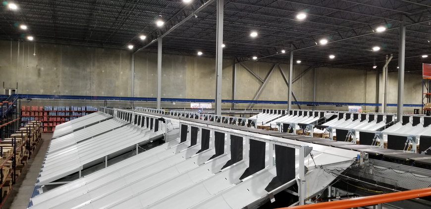 Interroll and Conveyor Handling Company provide a highly efficient shoe sortation solution in the US
